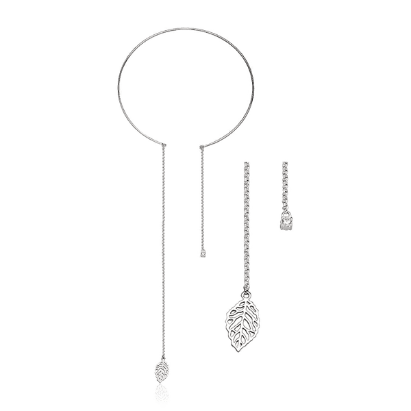 Серебряное жесткое колье с подвесками 036422 детальное изображение ювелирного изделия Серебряные колье Серебряное жесткое колье с подвесками 036422 детальное изображение ювелирного изделия Серебряные колье