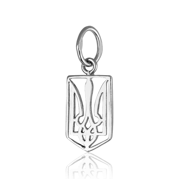 Срібна підвіска Герб України 037199 детальне зображення ювелірного виробу Срібна підвіска Герб України 037199 детальне зображення ювелірного виробу