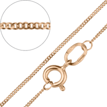 обзорное фото Золотая цепочка панцирного (гурмет) плетения тоненькая 038050  Золотые цепочки для мальчика