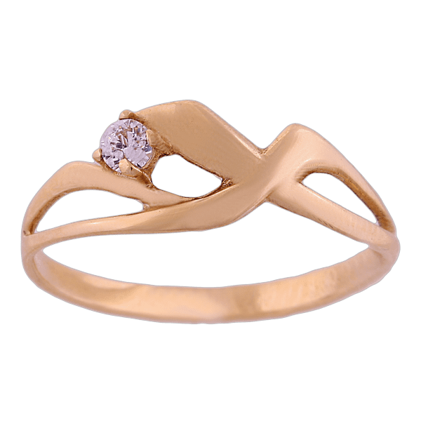 Золотое кольцо с цирконием 18460 детальное изображение ювелирного изделия Золотые кольца с фианитом Золотое кольцо с цирконием 18460 детальное изображение ювелирного изделия Золотые кольца с фианитом