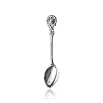 обзорное фото Серебряная чайная ложечка Стрелец 030181  Серебряные ложки