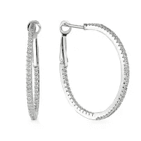 Серебряные серьги Конго с фианитами 037890 детальное изображение ювелирного изделия Серебряные серьги с камнями Серебряные серьги Конго с фианитами 037890 детальное изображение ювелирного изделия Серебряные серьги с камнями