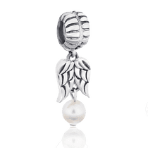 обзорное фото Серебряный подвес-шарм с жемчужиной 025010 Серебряные подвесы-шармы (бусины) обзорное фото Серебряный подвес-шарм с жемчужиной 025010  Серебряные подвесы-шармы (бусины)
