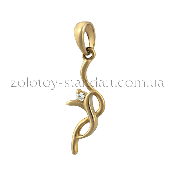 Золотой подвес 31106 детальное изображение ювелирного изделия Золотые кулоны с фианитом Золотой подвес 31106 детальное изображение ювелирного изделия Золотые кулоны с фианитом
