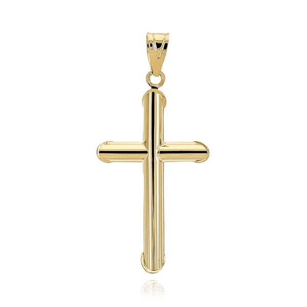 женский золотой крест с распятием женский золотой крест с распятием