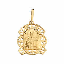 обзорное фото Золотой подвес 1,4,0770  Золотые подвески иконки