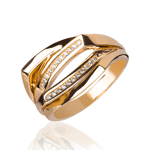 Золотое кольцо с фианитом Оригинальность 032769 детальное изображение ювелирного изделия Золотые кольца с фианитом Золотое кольцо с фианитом Оригинальность 032769 детальное изображение ювелирного изделия Золотые кольца с фианитом