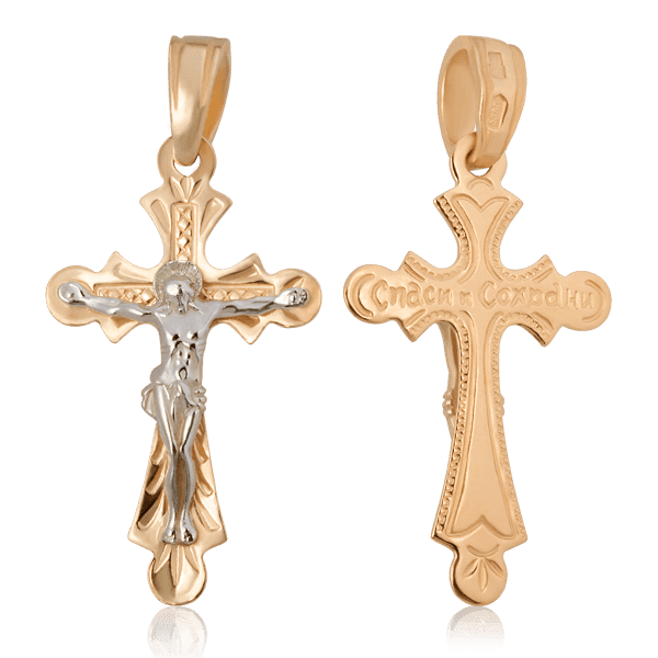 Золотой крестик 024336 детальное изображение ювелирного изделия Золотые крестики Золотой крестик 024336 детальное изображение ювелирного изделия Золотые крестики
