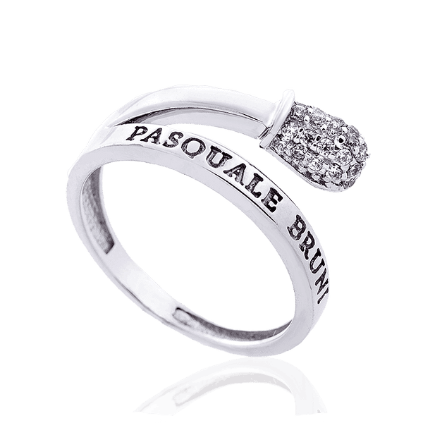 Золотое кольцо в стиле Pasquale Bruni Спичка с фианитами 031762 детальное изображение ювелирного изделия Золотые кольца с фианитом Золотое кольцо в стиле Pasquale Bruni Спичка с фианитами 031762 детальное изображение ювелирного изделия Золотые кольца с фианитом