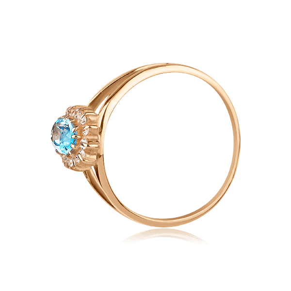 Золотое кольцо с топазом Золотое кольцо с топазом