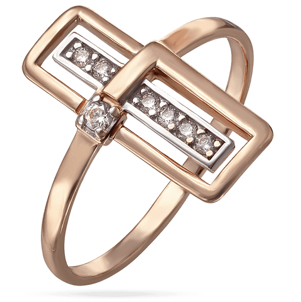 Золотое кольцо Прямоугольник с фианитами 033639 детальное изображение ювелирного изделия Золотые кольца Золотое кольцо Прямоугольник с фианитами 033639 детальное изображение ювелирного изделия Золотые кольца
