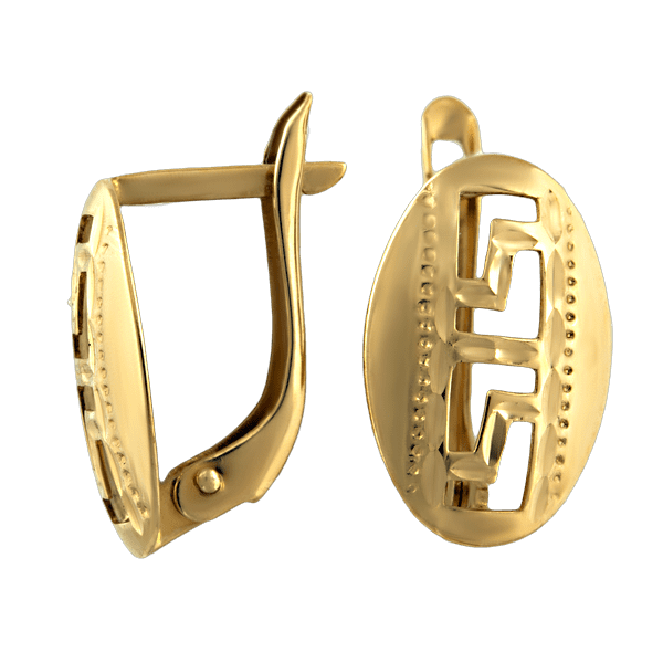 Золотые серьги 1,3,0649-1 детальное изображение ювелирного изделия Золотые серьги с английским замком Золотые серьги 1,3,0649-1 детальное изображение ювелирного изделия Золотые серьги с английским замком