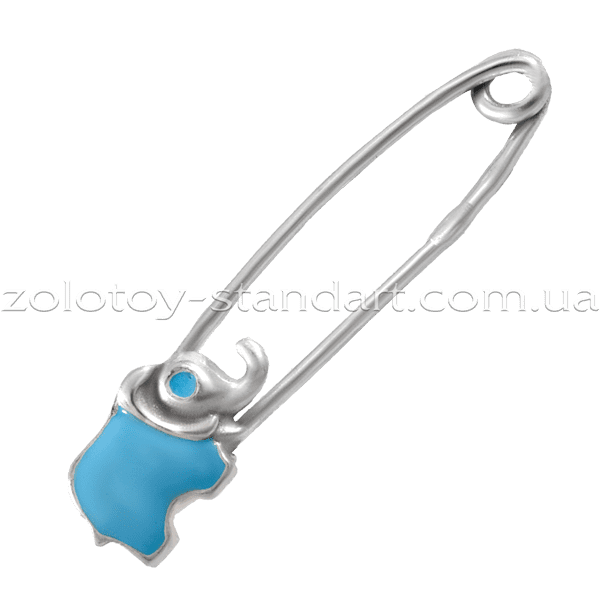 Серебряная булавка Слон 09073 детальное изображение ювелирного изделия Серебряные булавки Серебряная булавка Слон 09073 детальное изображение ювелирного изделия Серебряные булавки