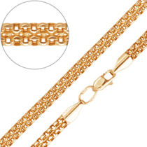 обзорное фото Золотая цепочка Дочбисмарк 14618  Дочбисмарк плетение золотых цепочек