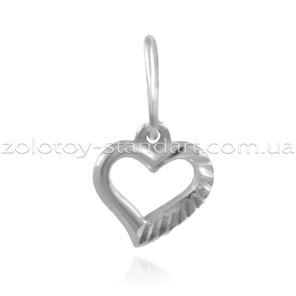 Серебряный подвес Сердце 62104 детальное изображение ювелирного изделия Серебряные подвески без вставок Серебряный подвес Сердце 62104 детальное изображение ювелирного изделия Серебряные подвески без вставок