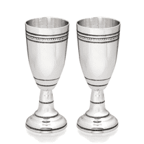 обзорное фото Набор серебряных рюмок для ликера Берген 033163  Наборы столового серебра