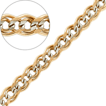 обзорное фото Золотой браслет Нонна 9501804-3,3 Золотой браслет Нонна обзорное фото Золотой браслет Нонна 9501804-3,3  Золотой браслет Нонна