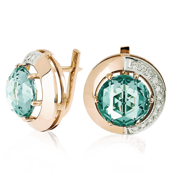 Золотые серьги с кварцем 023512 детальное изображение ювелирного изделия Золотые серьги с кварцем Золотые серьги с кварцем 023512 детальное изображение ювелирного изделия Золотые серьги с кварцем