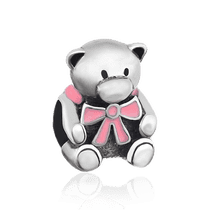 обзорное фото Серебряный подвес Мишка 026381 Серебряные подвесы-шармы (бусины) обзорное фото Серебряный подвес Мишка 026381  Серебряные подвесы-шармы (бусины)