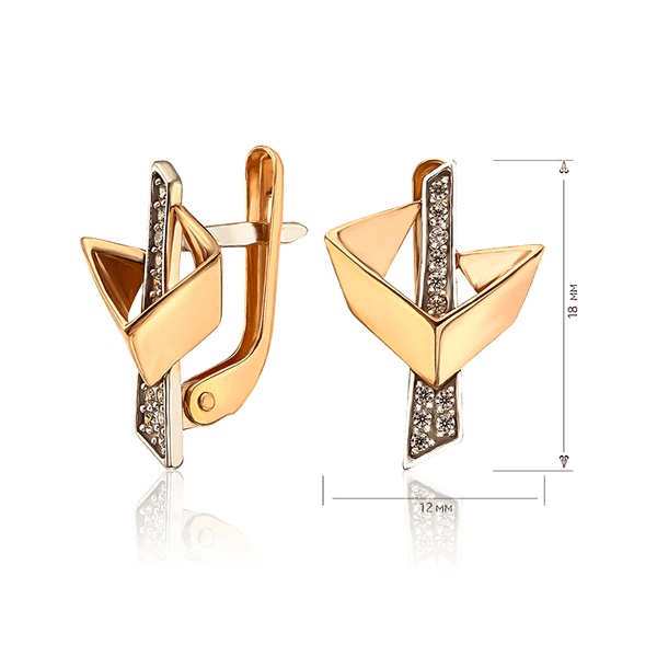 серьги золотые с камнями фото серьги золотые с камнями фото