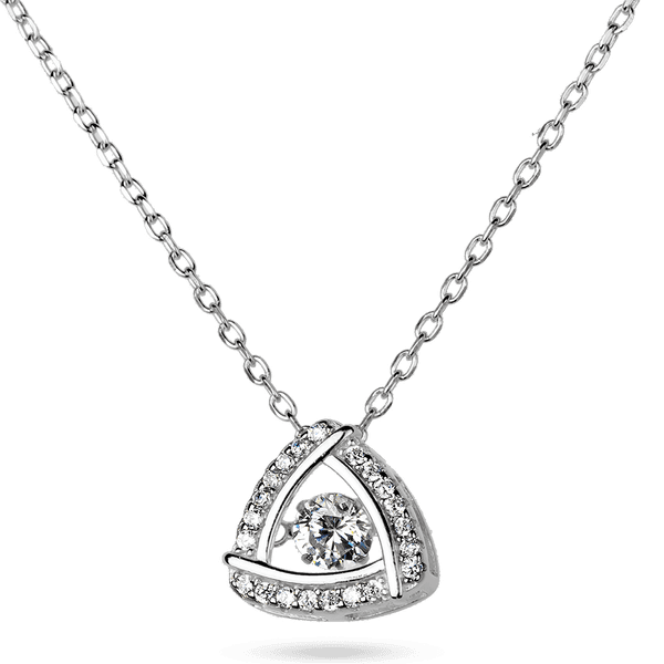 Колье из серебра 925 пробы с белыми фианитами в геомертической форме 039785 детальное изображение ювелирного изделия Серебряные колье Колье из серебра 925 пробы с белыми фианитами в геомертической форме 039785 детальное изображение ювелирного изделия Серебряные колье