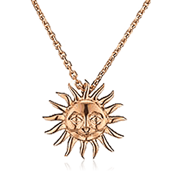 Золотая цепочка с подвеской Солнце 036966 детальное изображение ювелирного изделия Золотые цепочки Золотая цепочка с подвеской Солнце 036966 детальное изображение ювелирного изделия Золотые цепочки