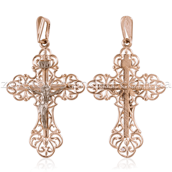 Золотой подвес 1,4,0601 детальное изображение ювелирного изделия Золотые крестики Золотой подвес 1,4,0601 детальное изображение ювелирного изделия Золотые крестики