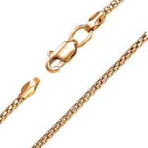 обзорное фото Золотая цепочка Венецианка тройная 034095 Золотые цепочки обзорное фото Золотая цепочка Венецианка тройная 034095  Золотые цепочки