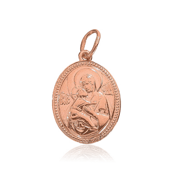 Золотая ладанка Божья Матерь Владимирская 029141 детальное изображение ювелирного изделия Золотые крестики православные Золотая ладанка Божья Матерь Владимирская 029141 детальное изображение ювелирного изделия Золотые крестики православные