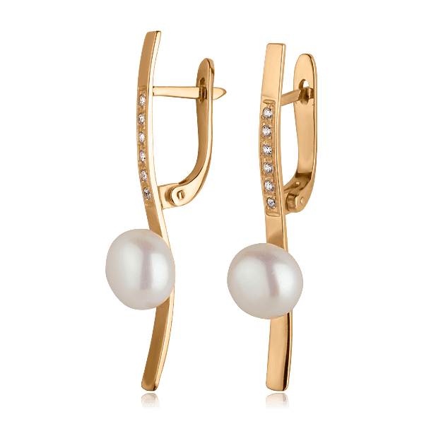 Золотые серьги с жемчугом 572314 детальное изображение ювелирного изделия Золотые серьги с жемчугом Золотые серьги с жемчугом 572314 детальное изображение ювелирного изделия Золотые серьги с жемчугом