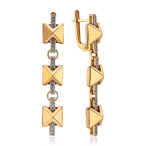 серьги подвески золотые фото серьги подвески золотые фото