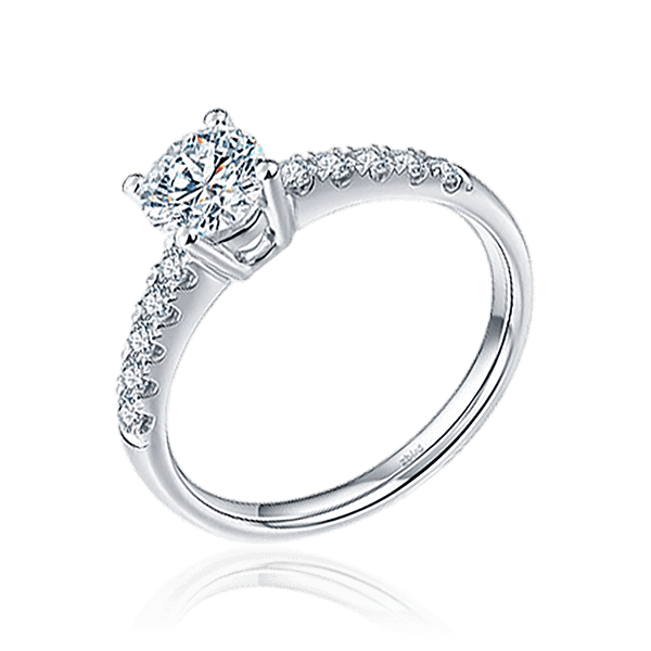 Золотое кольцо для помолвки с бриллиантами 031082 детальное изображение ювелирного изделия Золотые кольца Золотое кольцо для помолвки с бриллиантами 031082 детальное изображение ювелирного изделия Золотые кольца