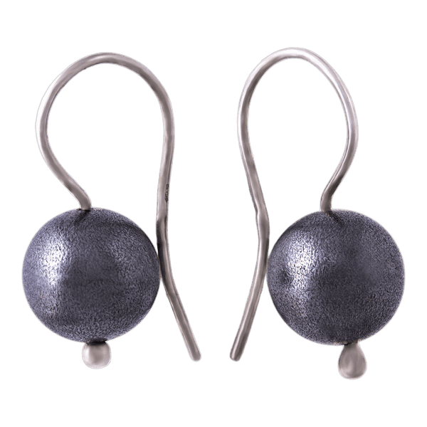 Серебряные серьги 12695 детальное изображение ювелирного изделия Серебряные серьги без вставок