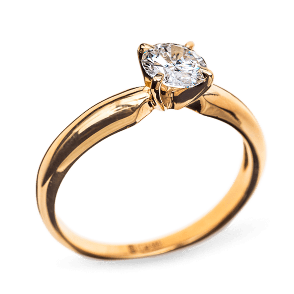 Золота каблучка з діамантами R0561 детальне зображення ювелірного виробу Золота каблучка з діамантами R0561 детальне зображення ювелірного виробу