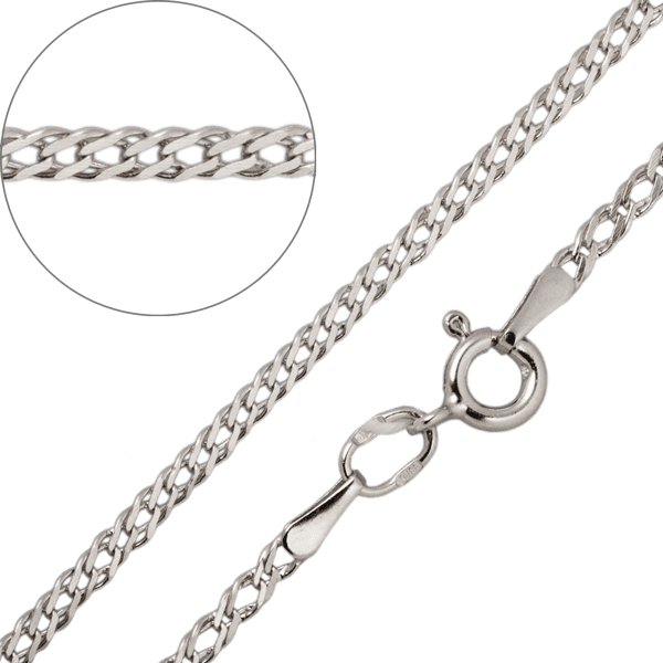 Срібний ланцюг Рембо 024123 детальне зображення ювелірного виробу Срібний ланцюг Рембо 024123 детальне зображення ювелірного виробу