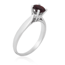 обзорное фото Серебряное кольцо Эир с гранатом 023036  Серебряные кольца со вставками