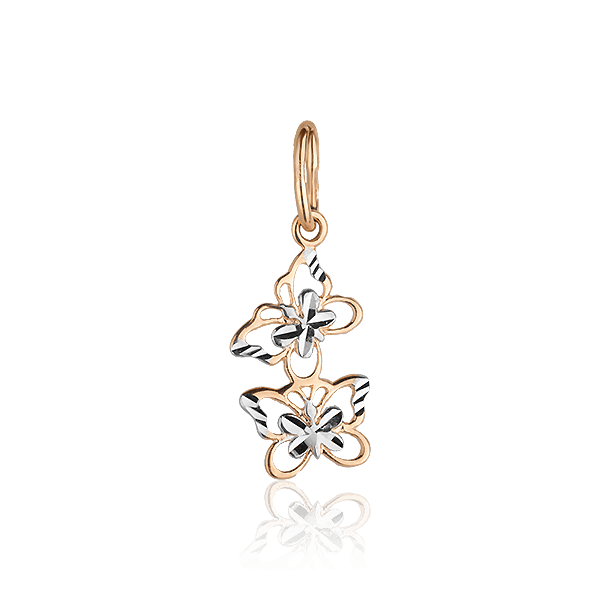 Золотой подвес Бабочки Золотой подвес Бабочки