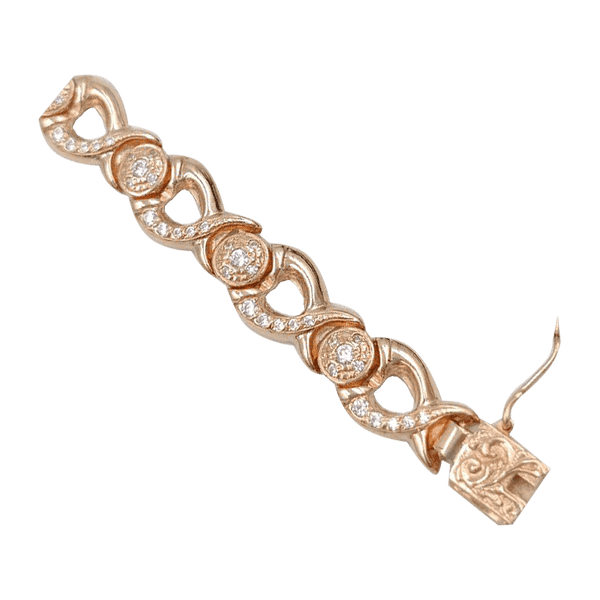 Ніжний та витончений жіночий золотий годинник з фіанітами та шкіряним ремінцем 039961 детальне зображення ювелірного виробу Ніжний та витончений жіночий золотий годинник з фіанітами та шкіряним ремінцем 039961 детальне зображення ювелірного виробу