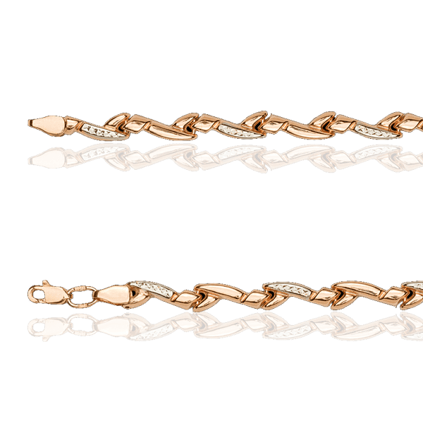 Золотой браслет женский Ролекс 030234 детальное изображение ювелирного изделия Золотые браслеты Золотой браслет женский Ролекс 030234 детальное изображение ювелирного изделия Золотые браслеты