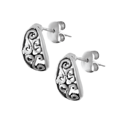 Серебряные серьги С5/003 детальное изображение ювелирного изделия Серебряные серьги без вставок Серебряные серьги С5/003 детальное изображение ювелирного изделия Серебряные серьги без вставок