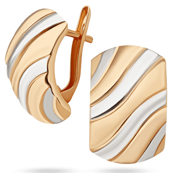 Золотые серьги без вставок 029077 детальное изображение ювелирного изделия Золотые серьги без вставок Золотые серьги без вставок 029077 детальное изображение ювелирного изделия Золотые серьги без вставок