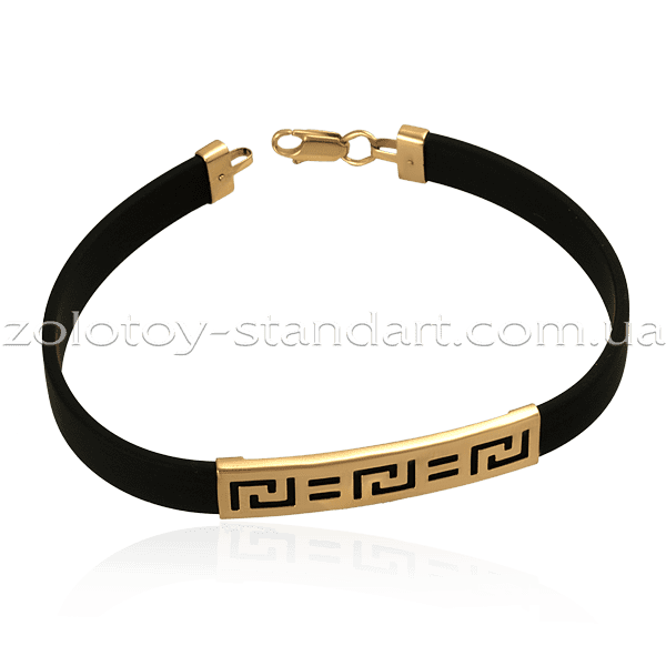 Купить золотой браслет каучук Купить золотой браслет каучук