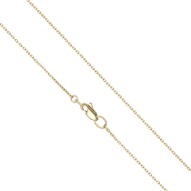 обзорное фото Цепочка в желтом золоте якорного плетения на карабине без вставок 041162  Полновесные золотые цепочки