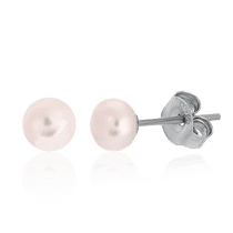 обзорное фото Серебряные серьги с жемчугом 024859 Серебряные серьги с камнями обзорное фото Серебряные серьги с жемчугом 024859  Серебряные серьги с камнями