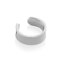 обзорное фото Одинарная каффа из белого золота 585 на хрящ уха 033190 Золотые одинарные серьги обзорное фото Одинарная каффа из белого золота 585 на хрящ уха 033190  Золотые одинарные серьги