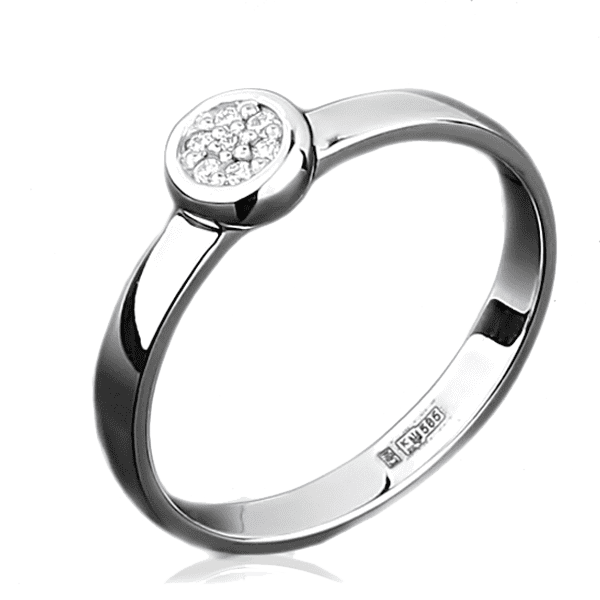 Кольцо из белого золота с бриллиантами 1038/1 детальное изображение ювелирного изделия Золотые кольца для помолвки с бриллиантом Кольцо из белого золота с бриллиантами 1038/1 детальное изображение ювелирного изделия Золотые кольца для помолвки с бриллиантом