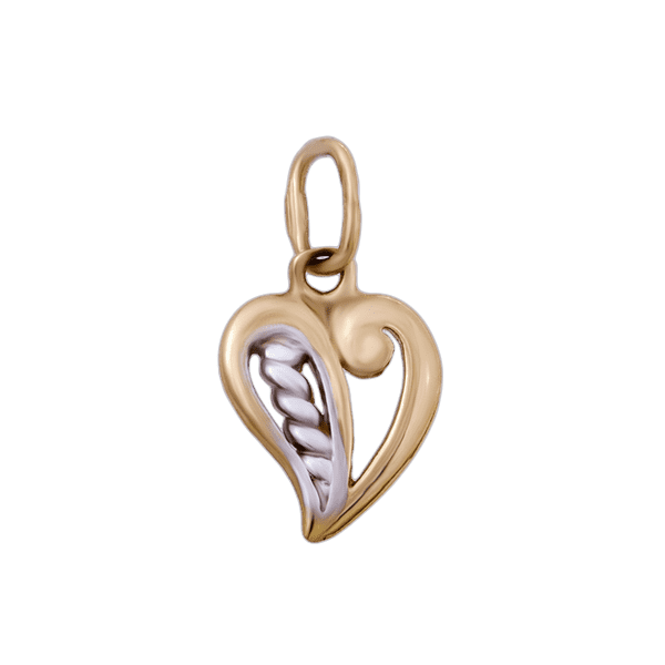 Золотой подвес Сердечко 135852 детальное изображение ювелирного изделия Золотые подвески сердечка Золотой подвес Сердечко 135852 детальное изображение ювелирного изделия Золотые подвески сердечка