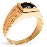 фото ювелирного изделия Золотые печатки и кольца для мужчин 