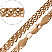 обзорное фото Золотая цепочка Дочбисмарк 14619 Дочбисмарк плетение золотых цепочек обзорное фото Золотая цепочка Дочбисмарк 14619  Дочбисмарк плетение золотых цепочек