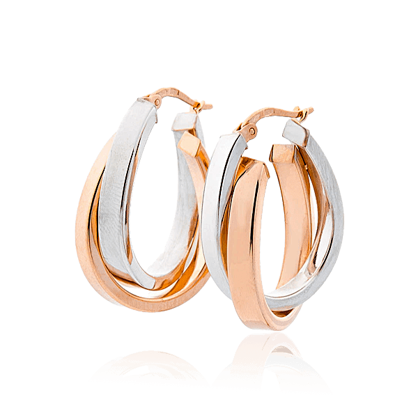 Золоті сережки без вставок 029183 детальне зображення ювелірного виробу Золоті сережки без вставок 029183 детальне зображення ювелірного виробу